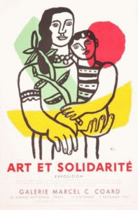 Pin, XX, Lger, Fernand, Arte y solidaridad, cartel