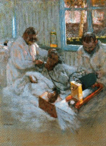 Pin, XX, Vuillard, Edouard, Cardiologo Vzquez y asistente, 1918-1921