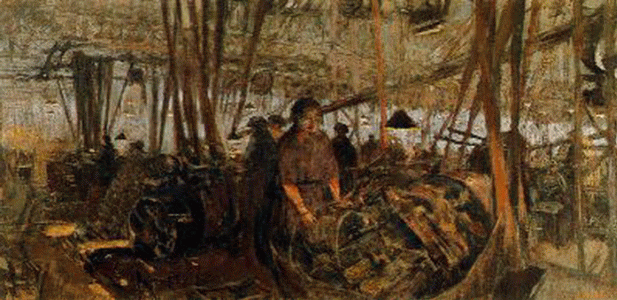  Pin, Vuillard, Edouard, Fbrica de armamento, la forja, 1917