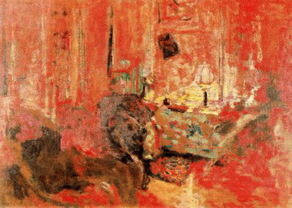 Pin, XX, Vuillard, Edouard, Madame Vuillard en un interior, 1900