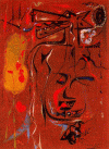 Pin, XX, Masson, Andr, El lobo con colores de otoo, M. de Bellas Artes, Grenoble, Francia 1943