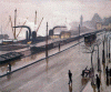 Pin, XX, Marquet, Pierre, El puerto de Hamburgo, Villa de Burdeos, Francia, 1909