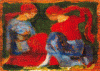 Pin, XX, Maillol, Arstide, Dos mujeres con foulards rojos