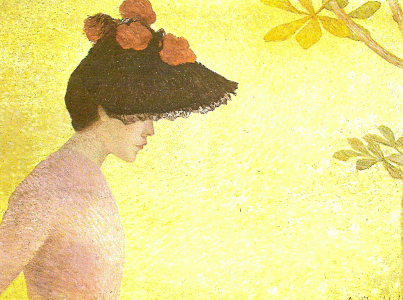 Pinm, XIX, Mujer de perfil, M. M. Rigaud, 1895