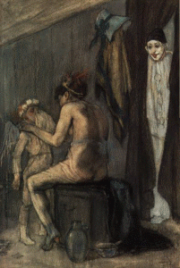 Pin, XIX, Rops, Felicien, Amour mouche, 1881