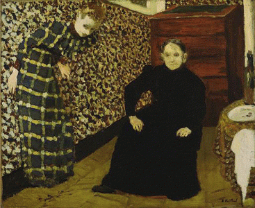 Pin, XIX, Vuillard, Edouard, Madre y hermana del artista, 1893