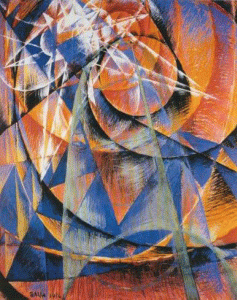 Pin, XX, Balla, Giacomo, Mercurio passa davanti al sole, 1914