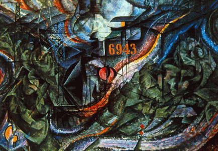 Pin, XX, Boccioni, Umberto, Las despedidas, M. de Arte Moderno, N. York