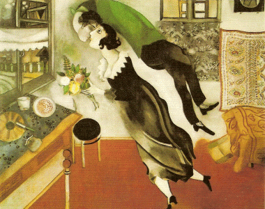 Pin, XX, Chagall, Marc, El cumpleaos, The Museum of Modern Art, N. York, 1915