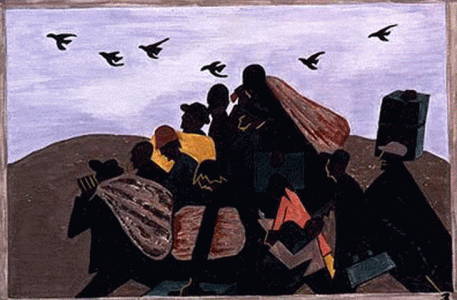Pin, XX, Lawrence, Jacob, The migration of the negro, 1940-1941