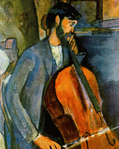 Pin, XX, Modigliani, Amedeo, El violinista