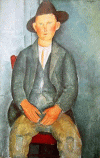 Pin, XX, Modigliani, Amedeo, Jven campesino, 1918