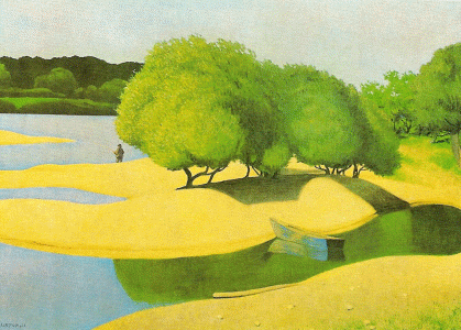 Pin, XX, Valloton, Felix, Arenales a orillas del Loira, Junsghaus, Surich, Suiza, 1923