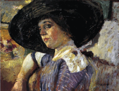 Pin, XX, Vuillard, Edouard, Mujer con sombrero, Col. privada, 1912