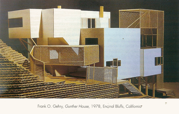 Art, XX, Ghery, Frank, O., Encinal Bluffs, maqueta, California, USA 1978