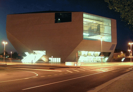 Arq, XXI, Koolhaas, Rem, Casa de msica, exterior, Oporto, Portugal, 2001-2005