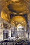 Arq, VI, Baslica de Santa Sofa, Interior, detalle, Estambul, Turqua, 537