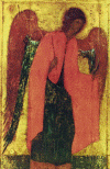 Icon,o XIV-XV Theophanes el Griego, El Arcangel San Miguel