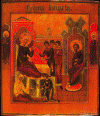  Icono, XIX, La Natividad de la Virgen Galeral Anticuaria Carlo M. Bigiarelli, Roma, Italia