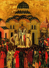 Icono, XV, Exaltacin de la  Cruz, M. Histrico y de Arqueologa, Nvgorod, Rusia