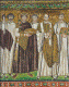 Mosaico, VI,  Emperador Justiniano y su Squito, Detalle, Rvena, Italia, Bizancio, 527-547