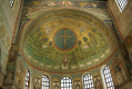 Mosaico, VI, Abside, Baslica de San in Classe , Cruz, Abside, Interior, Rvena, Italia, Bizancio, 526