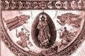 Mosaico, VI, La Transfiguracin, Baouit, Egipto, Bizancio