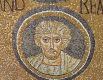 Mosaico VI Retrato del Emperador Justiniano, Iglesia de San Vital, Rvena Italia, Bizancio, 530