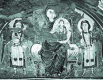 Mosaico, VI-VII Theotokos, Baouit, Egipto, Bizancio