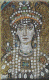 Mosaico, VI, Emperatriz Teodora yb su Squito, Detalle, Iglesia de San Vital, Rvena, Bizancio, 524-547