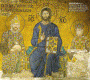 Mosaico. XI, Constantino IX y emperatriz Zo con Cristo, Catedral de Santa Sofia Bizancio