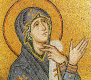 Mosaico, XI, La Crucifixin, Dafni, Atenas, Grecia, Bizancio