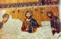 Mosaico, XII, Santa Sofia, Virgen Maria, Cristo y S Juan, Constantinopla, Bizancio