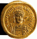 Numismtica, VI, Slido de Oro, Justiniano, Bizancio