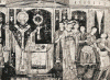 Pin, XI, Misa de S Clemente en Roma, Bicantina, Detalle Fresco hacia 1080