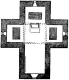 Arq, VI, Mausoleo de Gala Placidia, Planta, Bizancio, Rvena, Italia, 425-430
