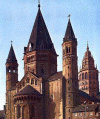 Arq, XII a XIII, Catedral, Exterior, Se Quem en el 975, Actual, Maguncia, Alemania, 1081-1239