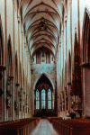 Arq, XIII, Catedral de  Ulm, Interior, Alemania