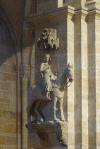 Esc XIII Catedral  Bamberg El Caballero S Jorge Estatua Ecuestre Hacia 1235