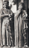 Esc XIII Cat Naumburgs coro Ekkehard y Uta principes fundadores 1255-1265