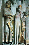 Esc XIII Ekkehard t Utah Catedral coro oeste en Naumburgo 1255-1256