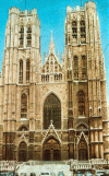Arq XIV Catedral de Bruselas Finales del Siglo Blgica