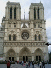 Arq XII-XIII Catedral Notre Dame de Pars Francia Fachada Principal