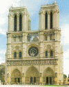 Arq XII-XIII Catedral de Notre Dame Exterior Fachada Principal Pars Francia