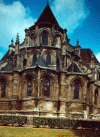 Arq XIII Catedral de Noyon Exterior bside Francia