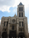 Arq XIII-XIV Catedral Abada de Saint Denis, Exterior Fachada