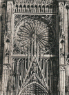 Arq XIII-XV Catedral de Estrasburgo Exterior Gablete y Rosetn Francia