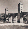 Arq XIV Puente Fortificado Valentre Cahors hacia Francia 1308