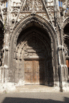 Arq XVI Iglesia Gtico Flamigero Exterior Puerta Principal Saint Maclou Ruoen Francia 1521