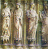 Esc XIII Catedral de  Reims Grupo de la Anunciacin y la Visitacin Fachada Occidental